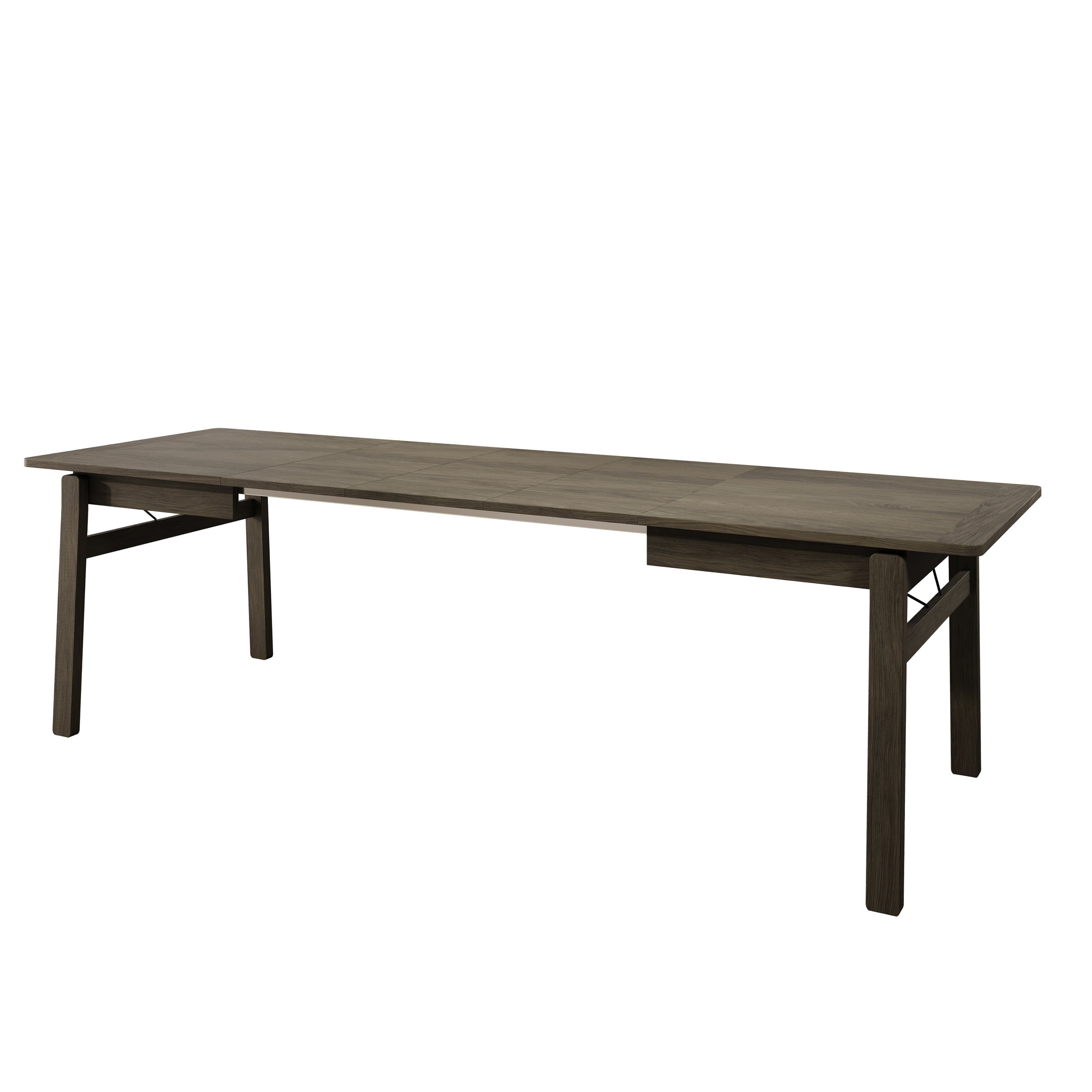Portino - Eetkamertafel - Donker eiken - 149-269x85x77 cm