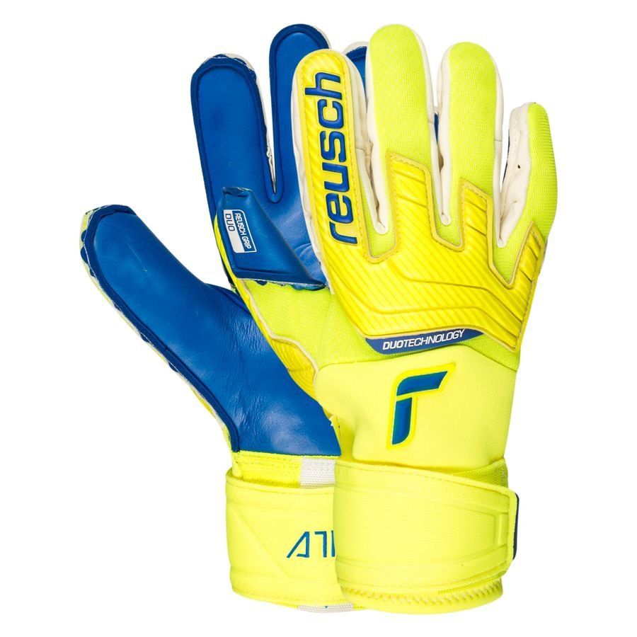 Reusch Gants de Gardien Attrakt Duo - Jaune/Bleu