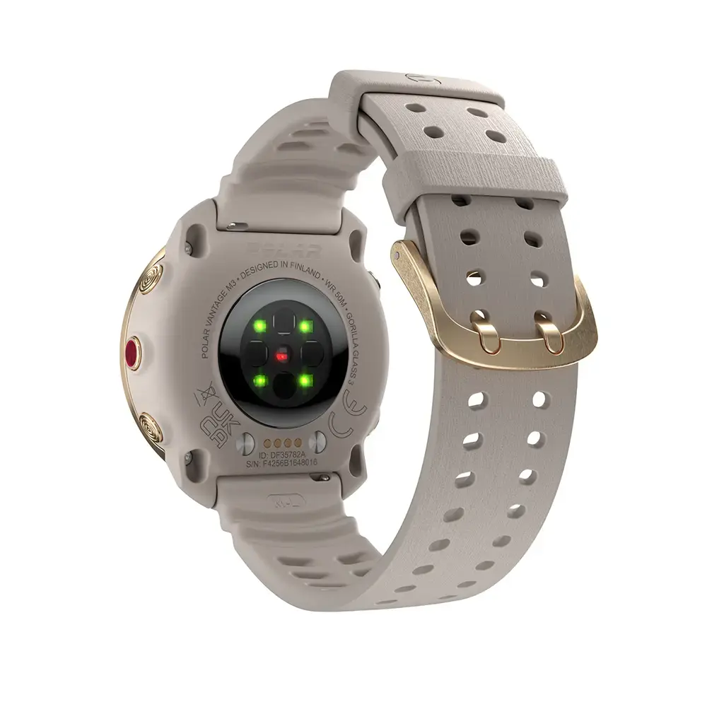 Polar Vantage M3 Polsband 22mm S-L Grijs/Goud