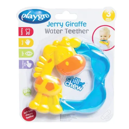 Playgro Beißring Jerry Giraffe bunt
