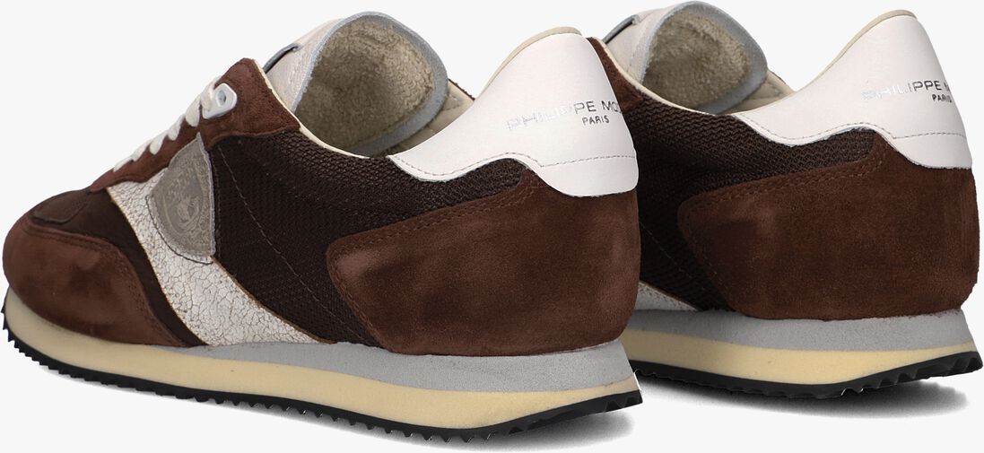 bruine philippe model lage sneakers blville low man