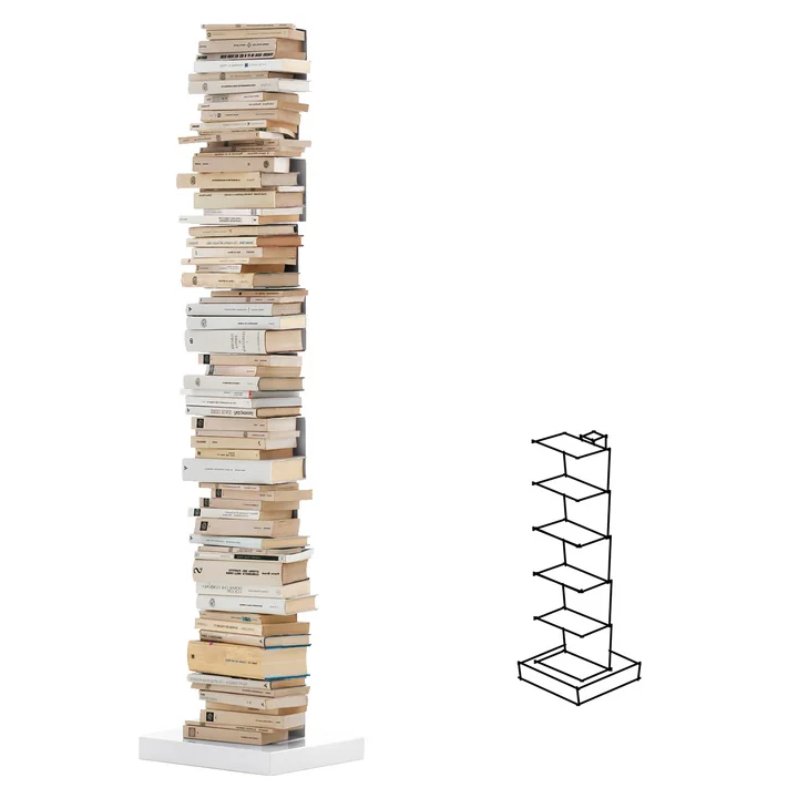 Opinion Ciatti - Ptolomeo Stand-Bücherregal PT75, weiss