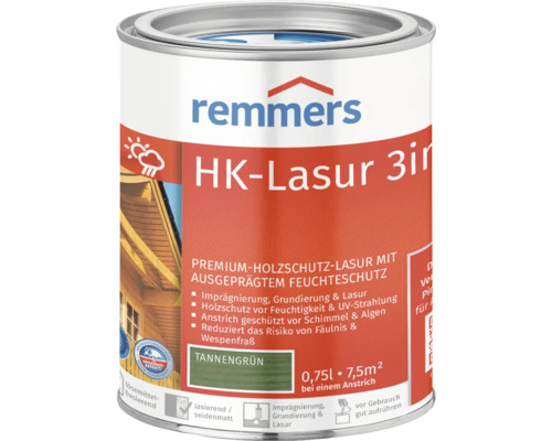Remmers HK-Lasur dennengroen 750 ml