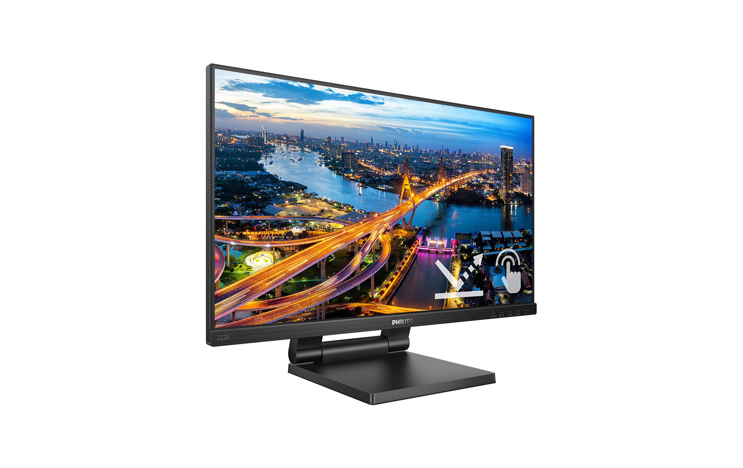 Monitor 222B1TC/00 Touch<br>Robuster und blendfreier 21.5