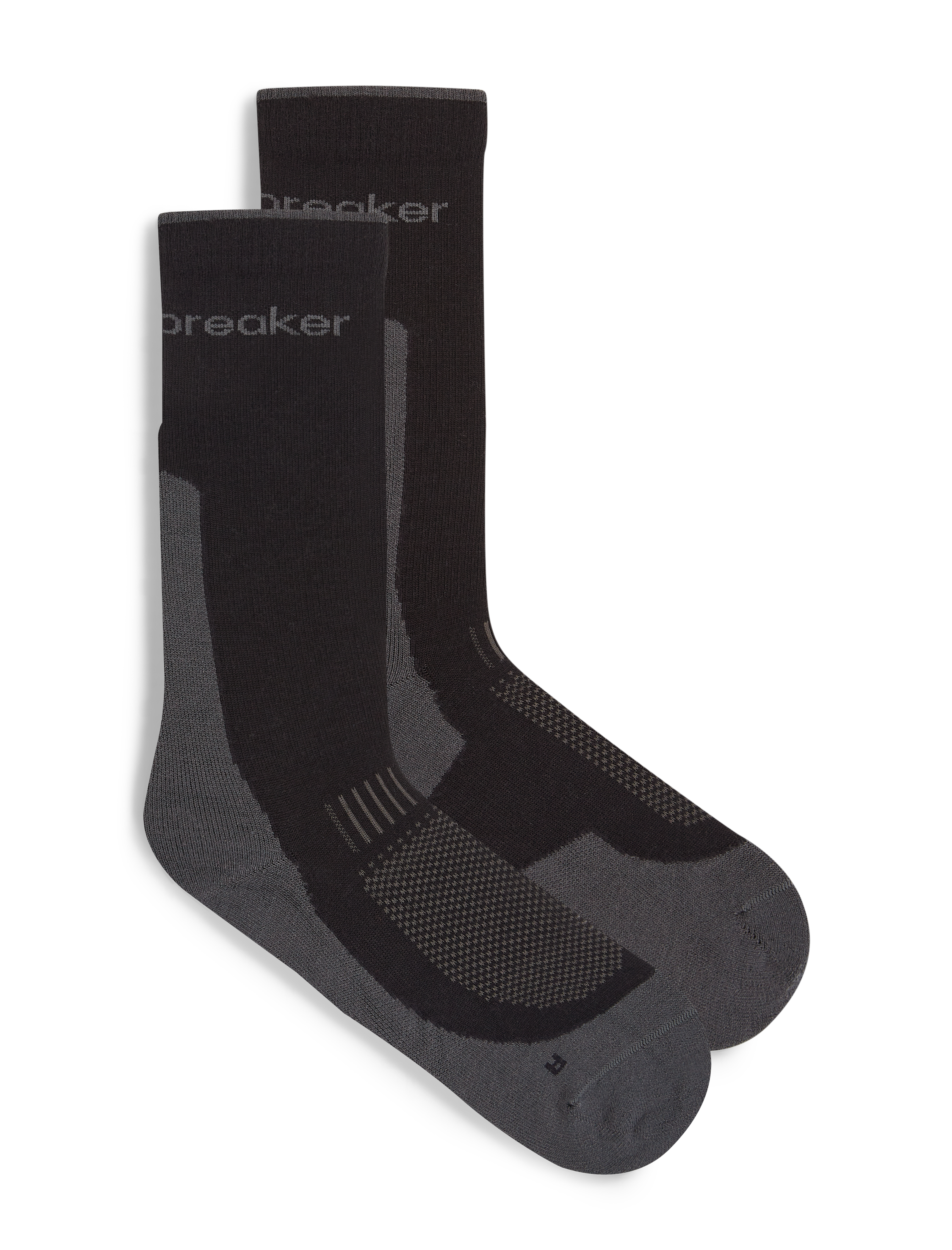 Merino Hike  Light Crew Herre Black/Obsidian