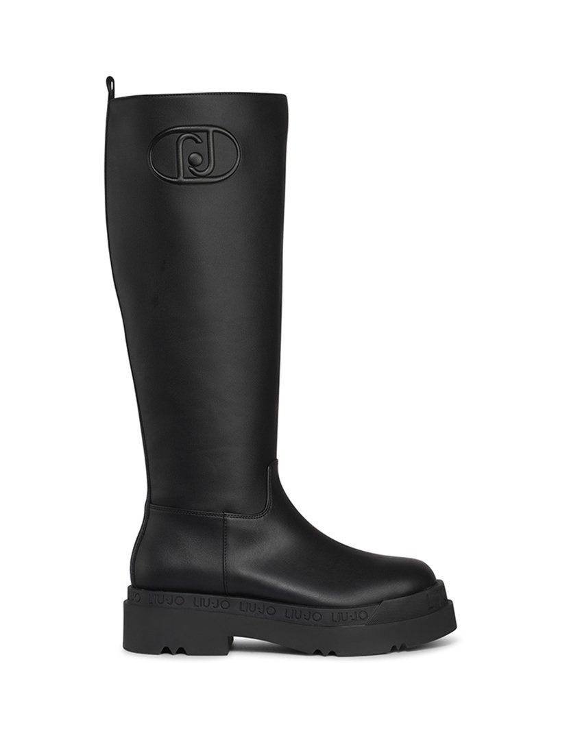 Ladies High-Top Boots Black