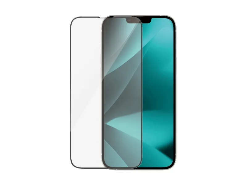 PanzerGlass™ | Antibacterial - Skærmbeskytter for mobiltelefon - Ultra-Wide Fit - rammefarve sort | Apple iPhone 13 Pro Max/14 Plus