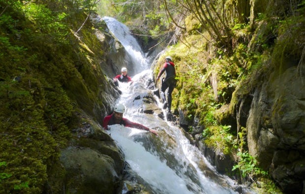 Schnupperkurs Canyoning in Sautens als Geschenk