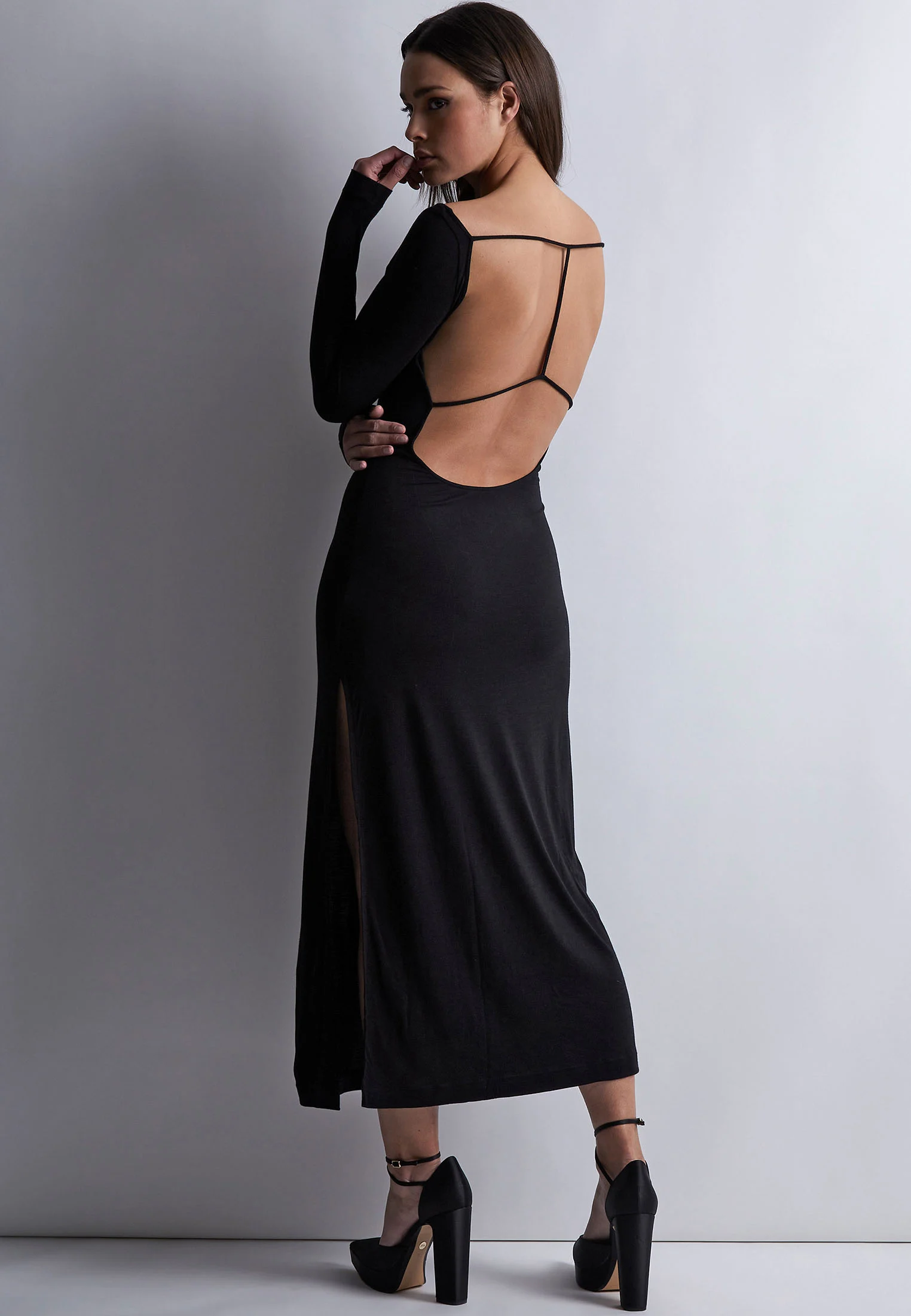 NIGHT CRUSH - Nuisette longue | Noir