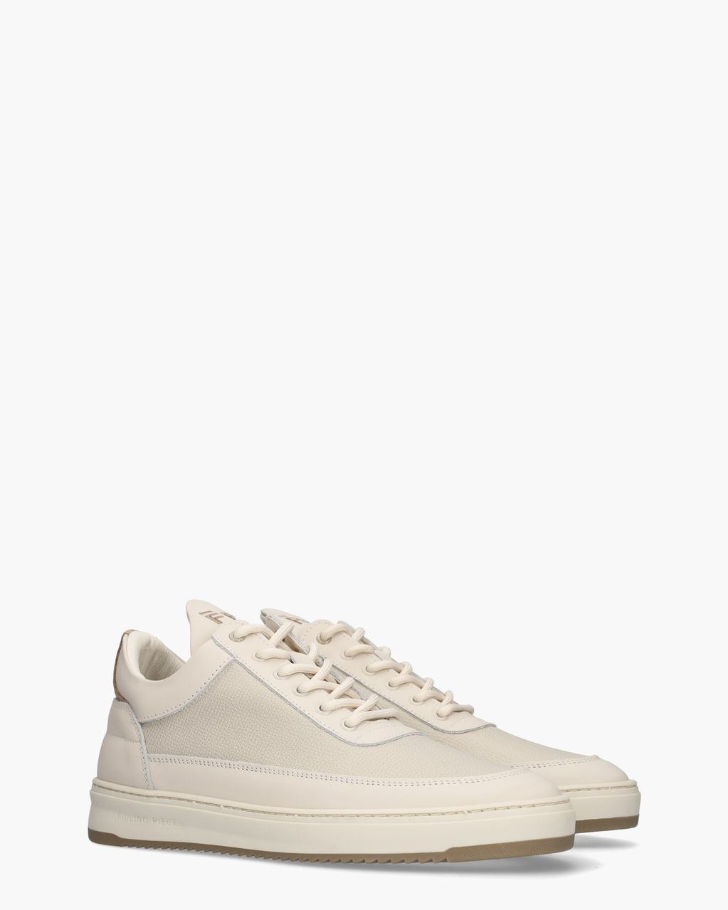 Filling Pieces Low Top Tech Crumbs Off-White/Taupe Herensneakers