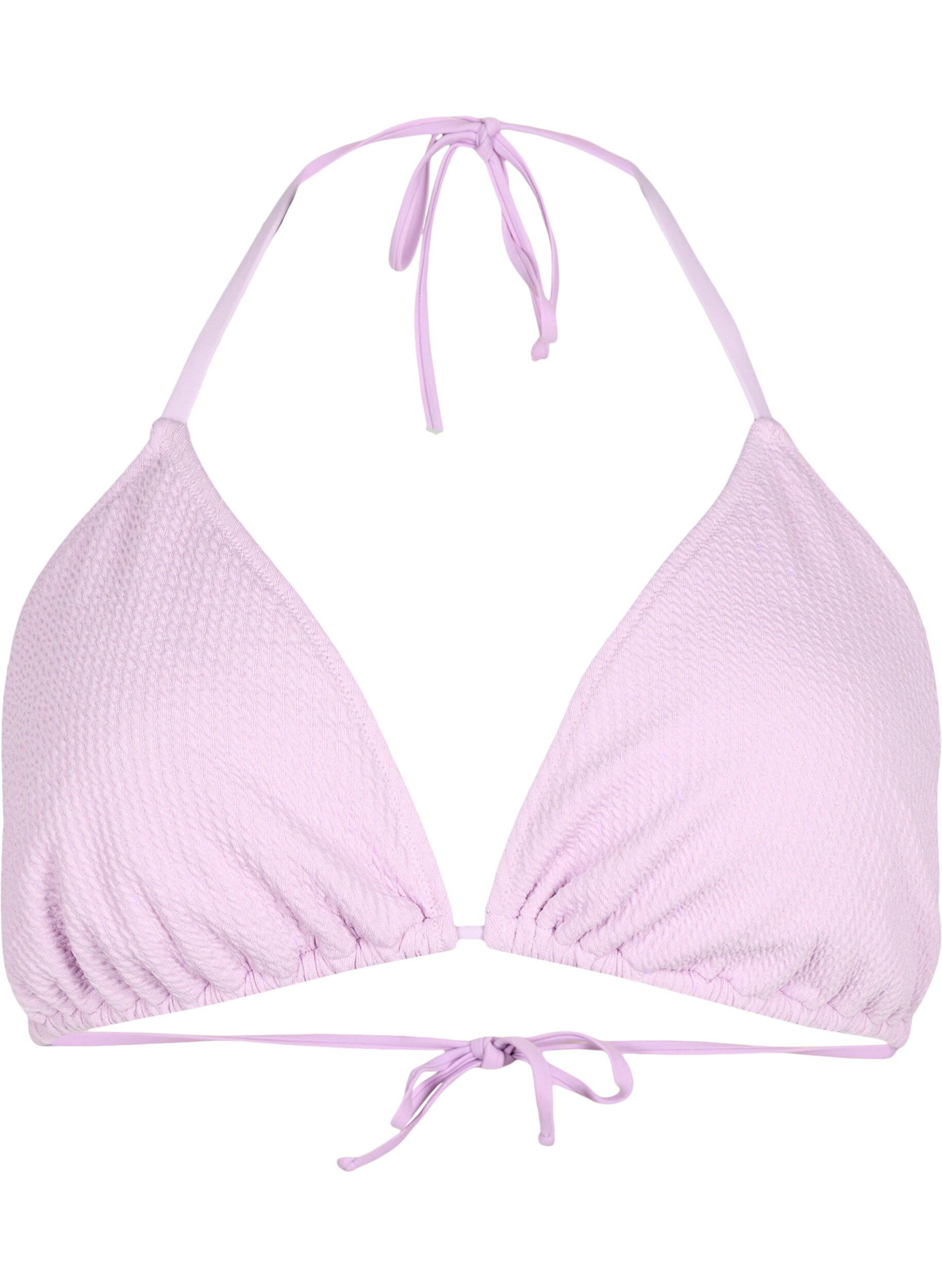 Trekants bikini bh med crepe struktur