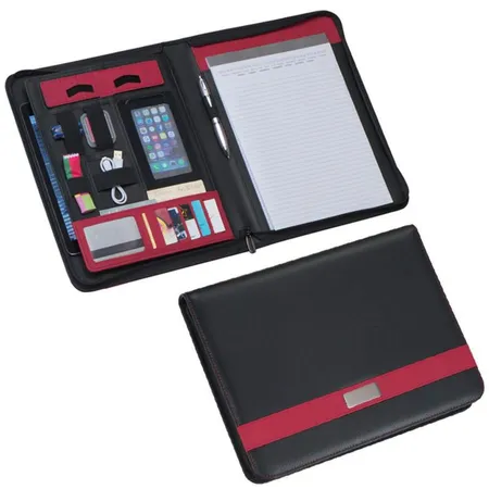Easy Gifts Schreibmappe / aus hochwertigem Lederfaserstoff / DIN A4