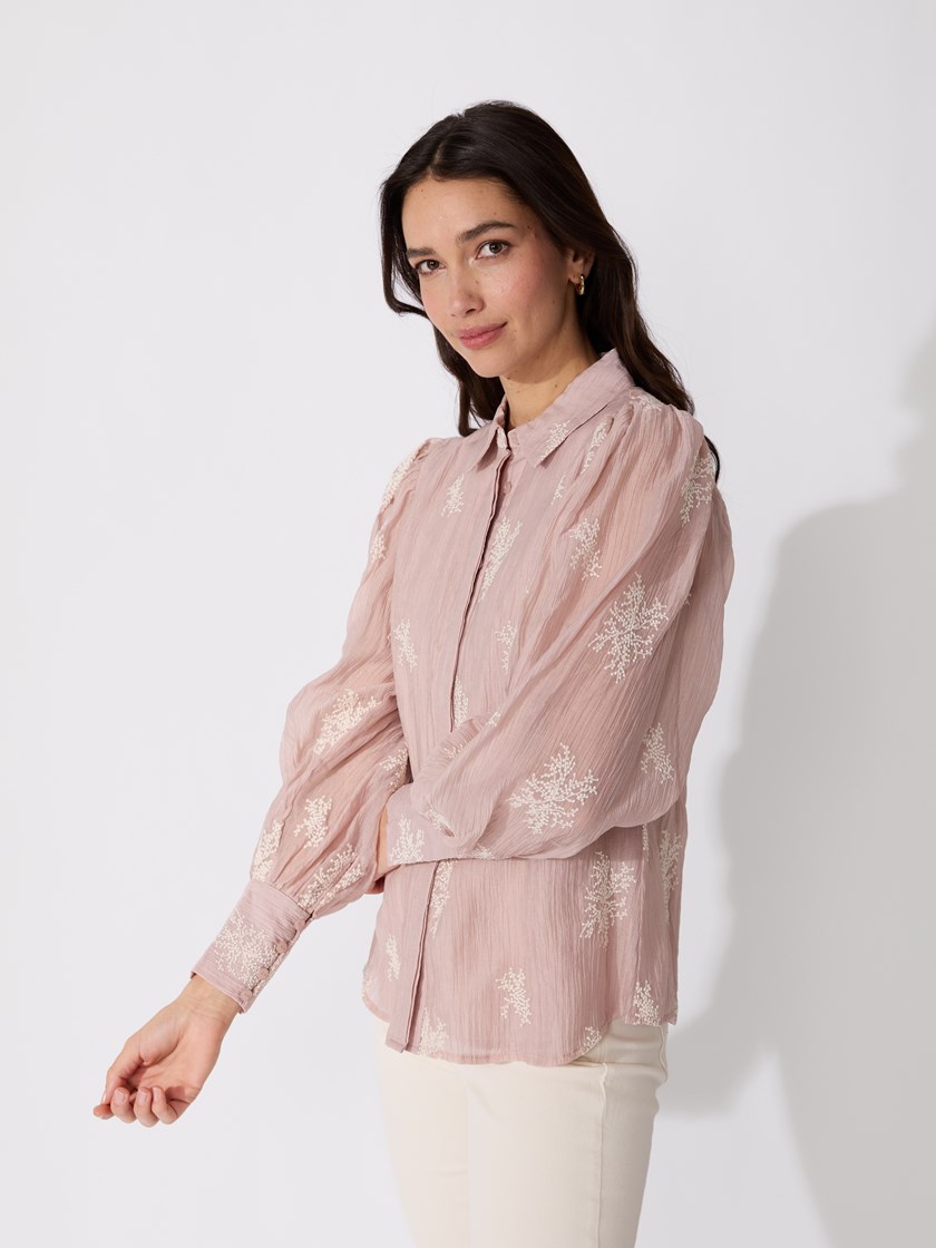 Sandrine bluse Pale Mauve