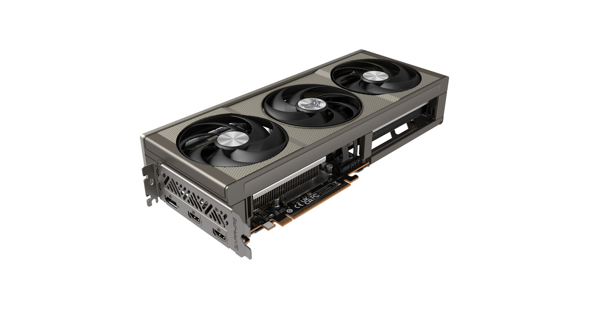 SAPPHIRERadeon RX 9060 XT NITRO+ 16GB grafische kaart  (1x DisplayPort, 2x HDMI)