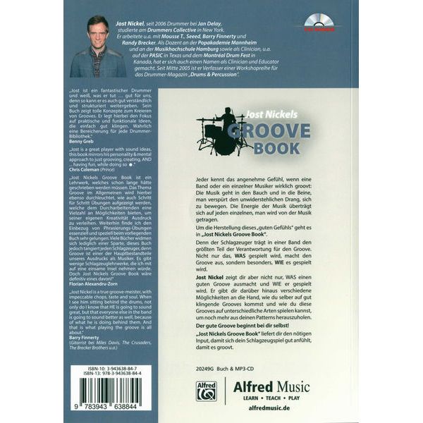 Alfred Music Publishing Jost Nickels Groove Book