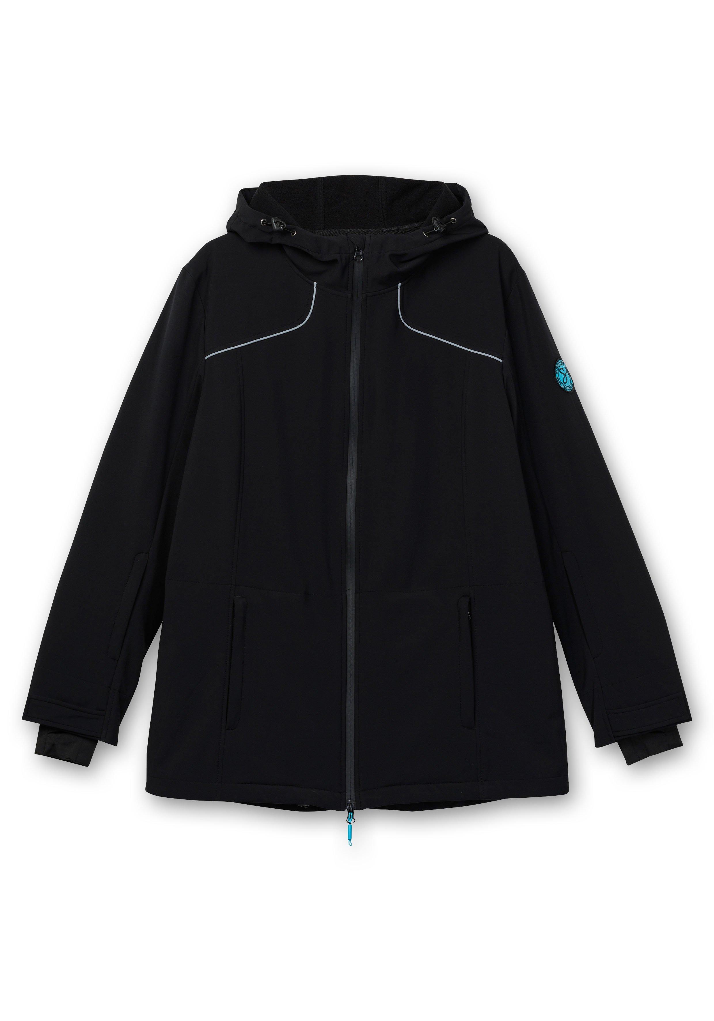 Skijacke aus Softshell, wasser- und windabweisend