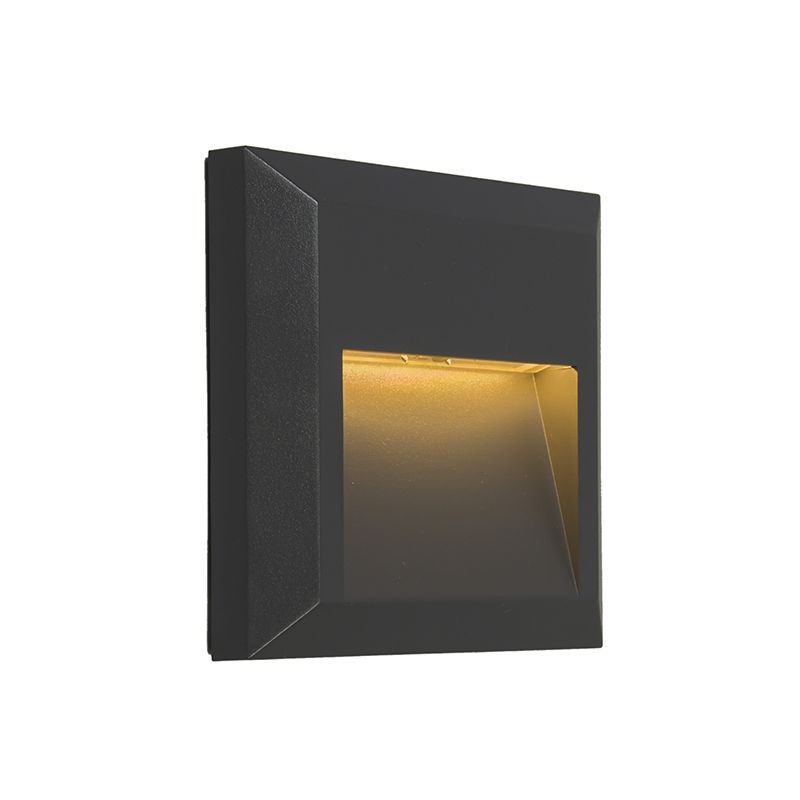 Set van 2 moderne wandlampen donkergrijs incl. LED - Gem 2