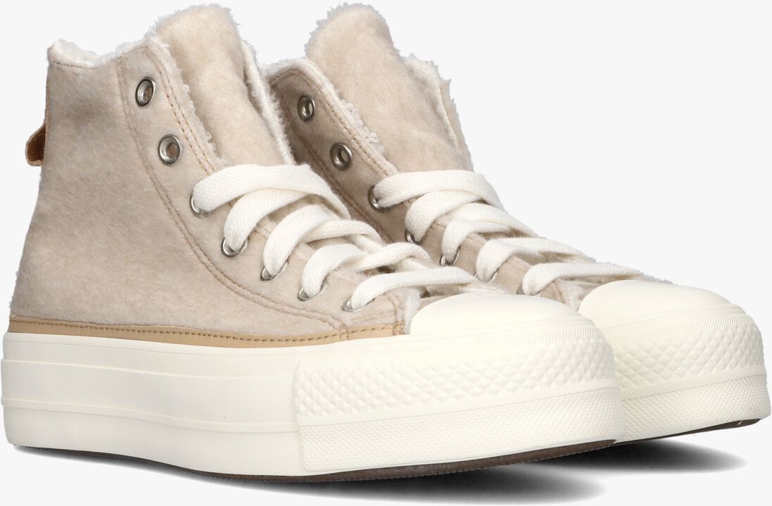 CONVERSE beige converse hoge sneaker chuck taylor all star lift