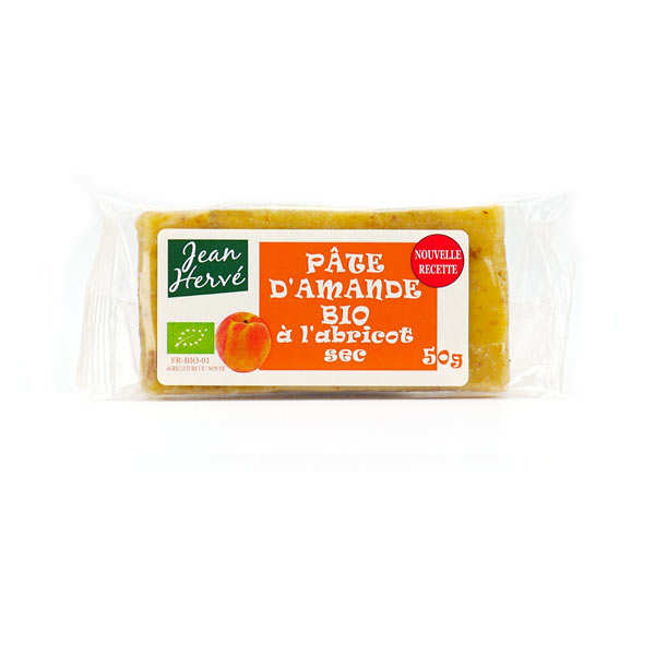 Pâte d'amande aux abricots secs - bio