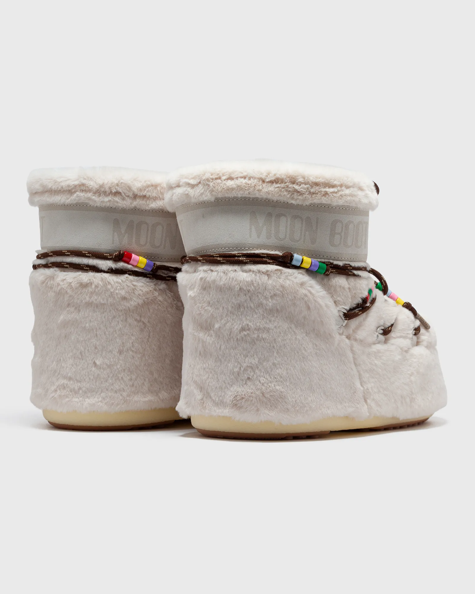 Moon Boot ICON LOW FAUX FUR BEADS