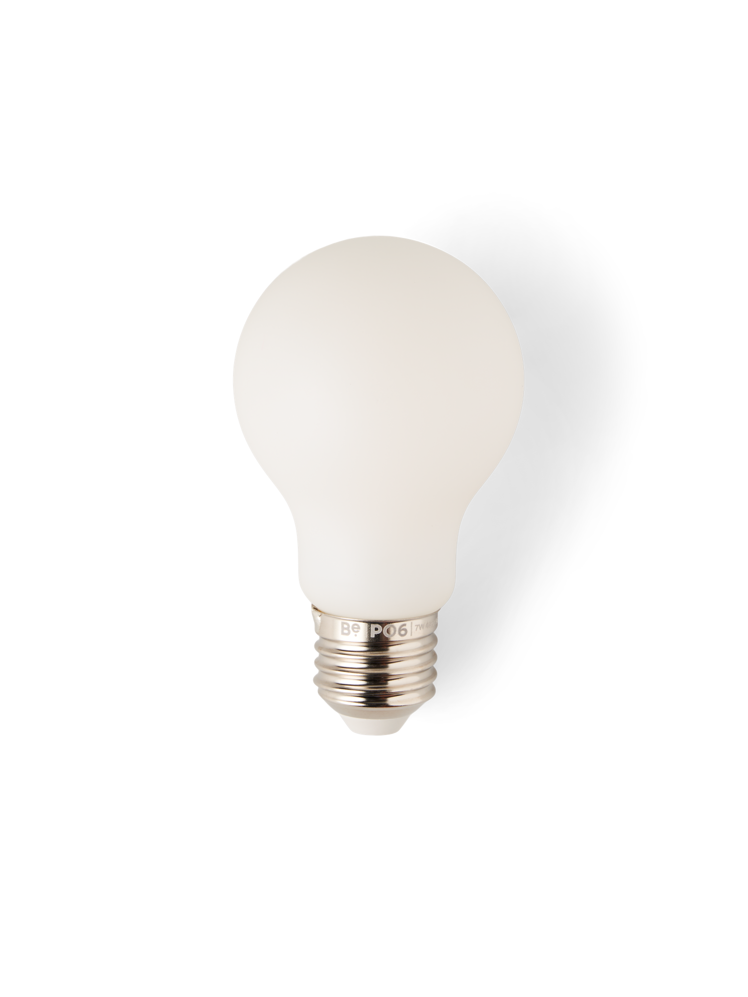 LED-pære Porcelain | Glas. E27. 7W. Ø6 x 10,8 cm. | Off White | Creative Cables