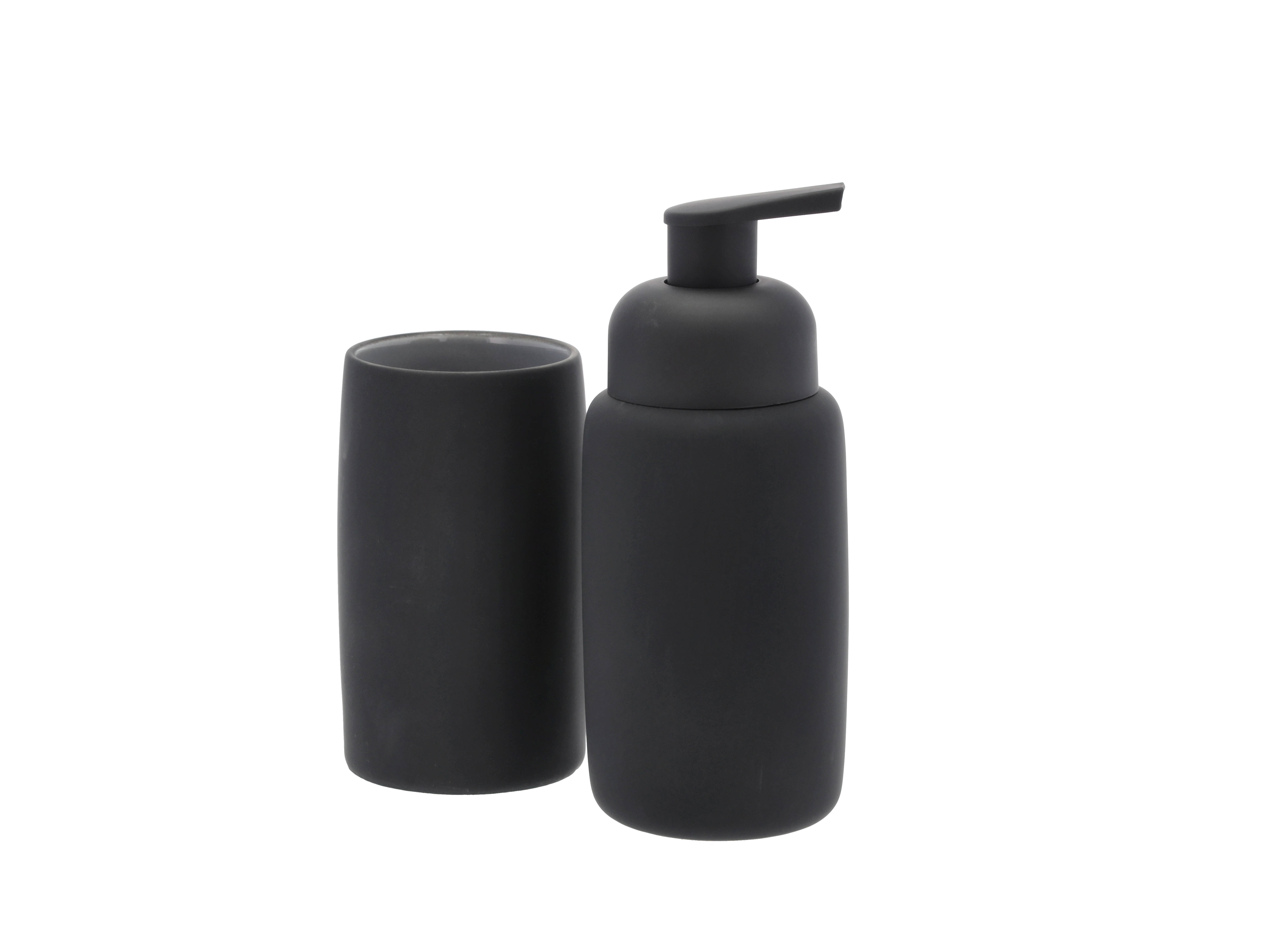 Södahl Zeepdispenser Mono Zwart (7x16 cm)