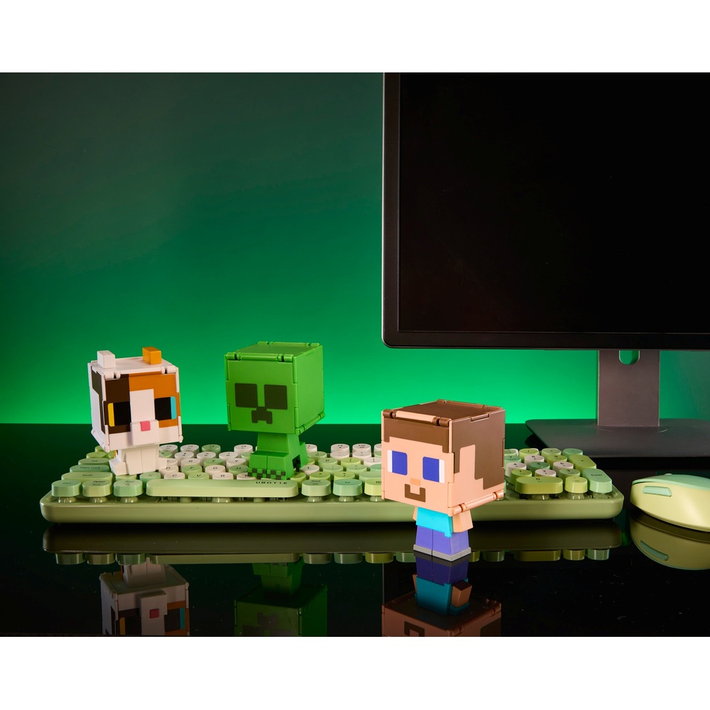 Minecraft 2-in-1 Steve und Steve Eisenrüstung Flippin Figuren