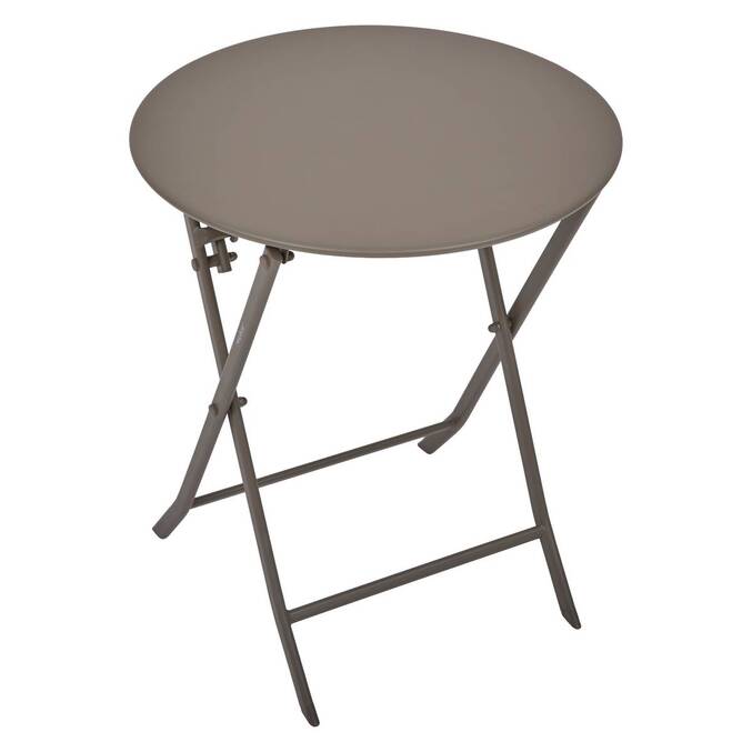 Table de jardin pliante ronde GREENSBORO Café