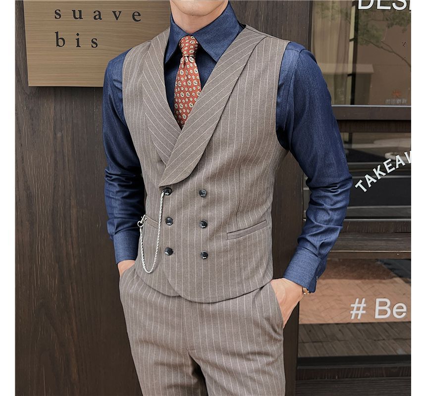 Bay Go Mall - Gestreept dubbelrijs vest