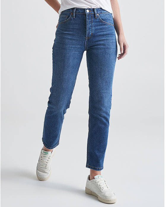 DU\/ER Performance Denim Hig Rise Straigh