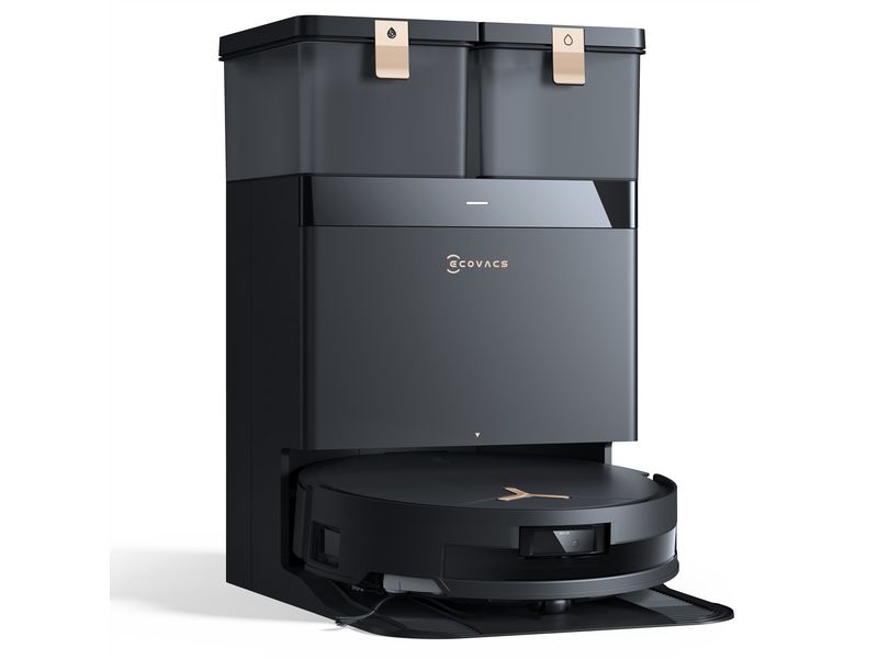 Ecovacs Saug- und Wischroboter Deebot T50 Max Pro Omni Schw Hochleistungs-Saugroboter mit innovativer Wischfunktion und automatischer Absaugstation für eine tiefenreine Reinigung