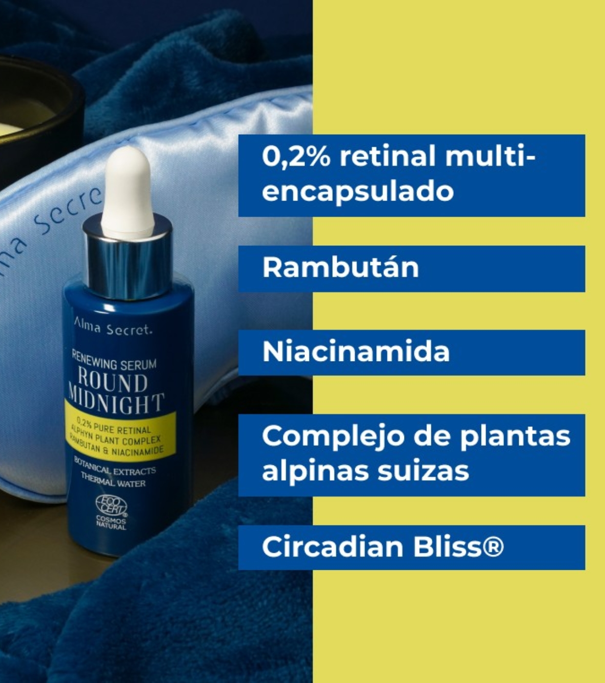 Alma Secret - Soro Retinal Puro Round Midnight 0,2%