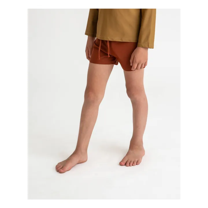 Matona Short de Bain Fibres Recyclées | Rouge brique