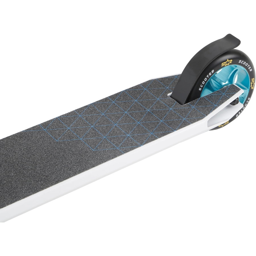 Star Scooter Roller Stunt Trick 110mm Semi Prof weiß
