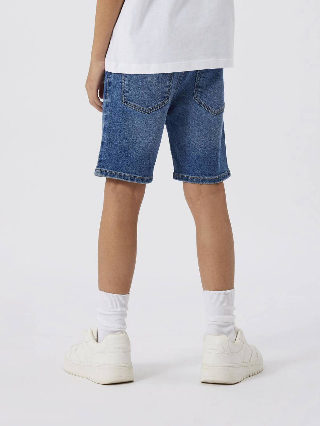 NAME IT regular fit denim short NKMRYAN dark blue denim