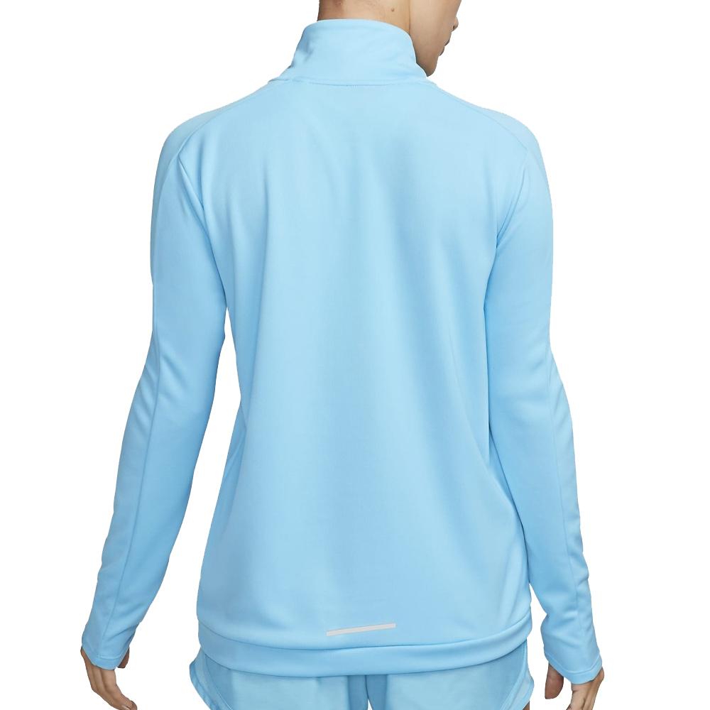 Nike Pull 1/4 de zip Bleu Femme Nike Pacer