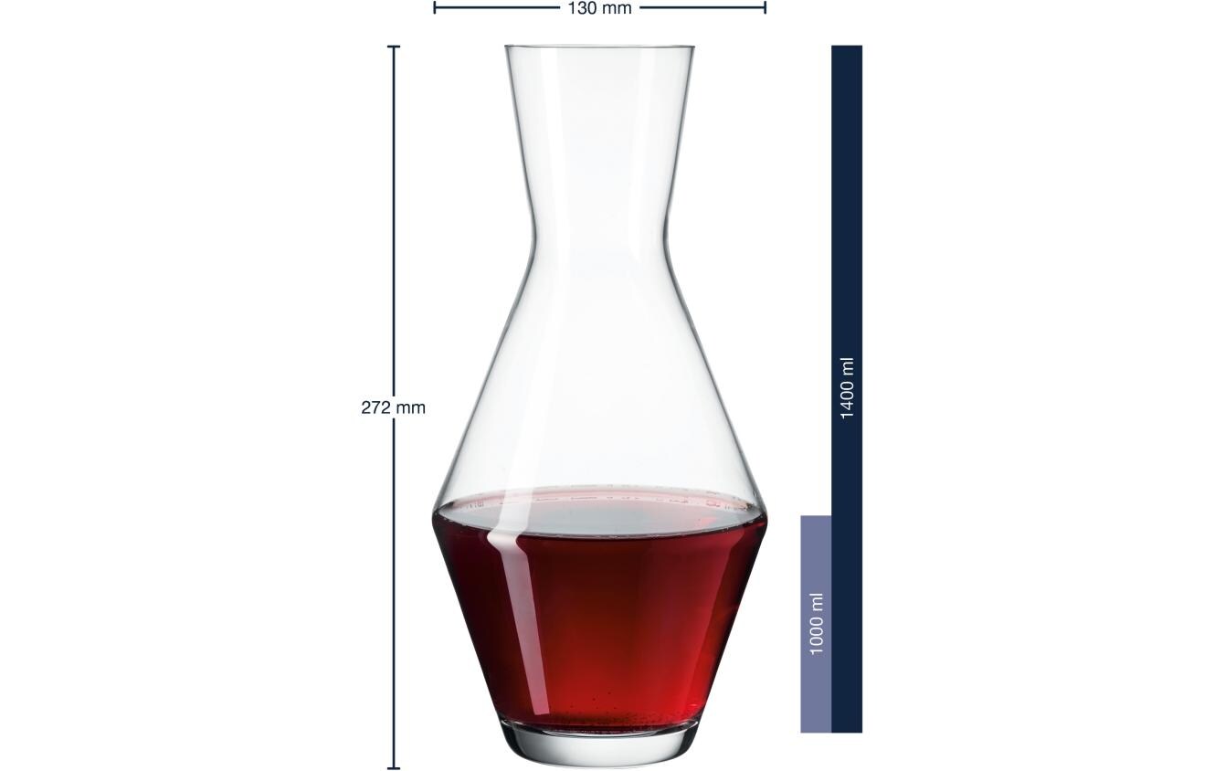 Karaffe Puccini 1 l, TransparentSpülmaschinenfeste Glaskaraffe
