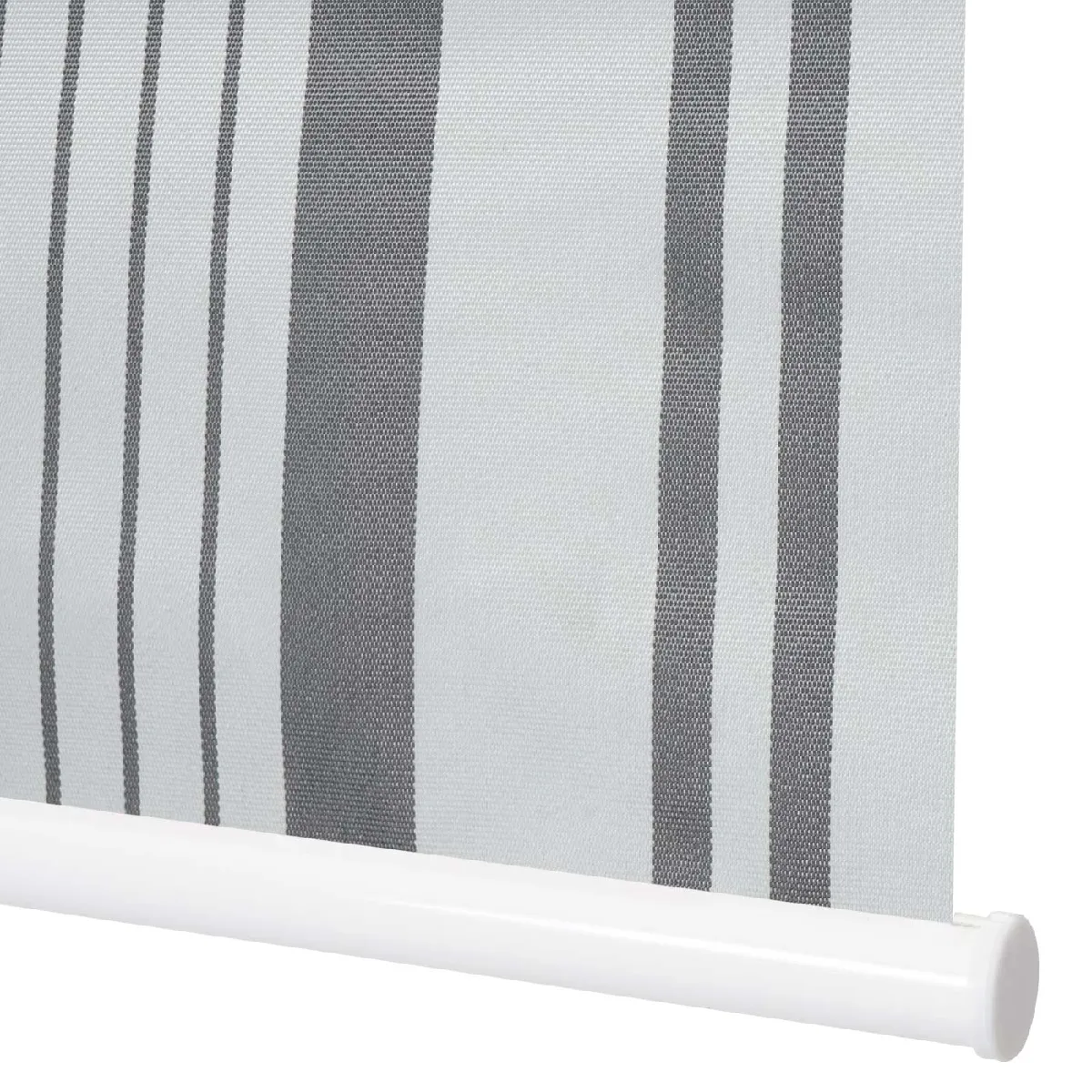 Decoshop26 Store enrouleur - 60 x 230 cm Gris/Blanc