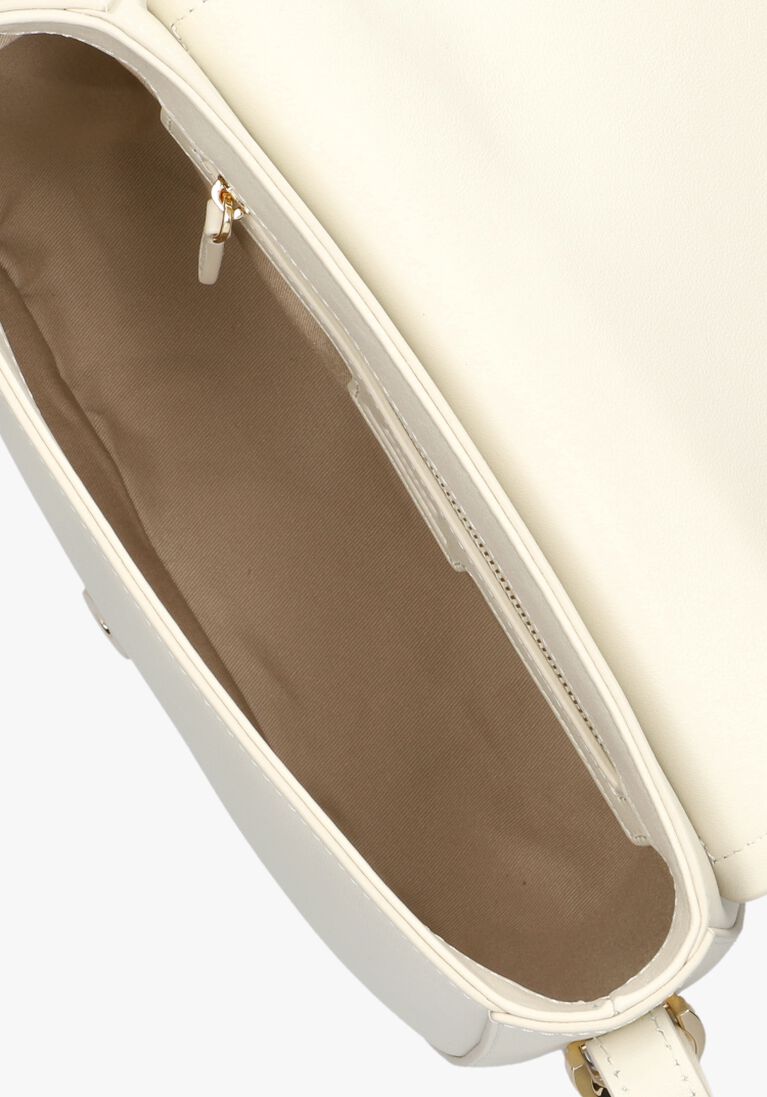 gebroken wit pinko schoudertas saddle classic
