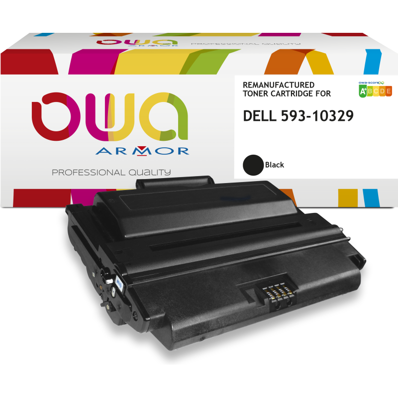 Toner remanufacturé OWA - haute capacité - Noir - pour DELL 593-10329
