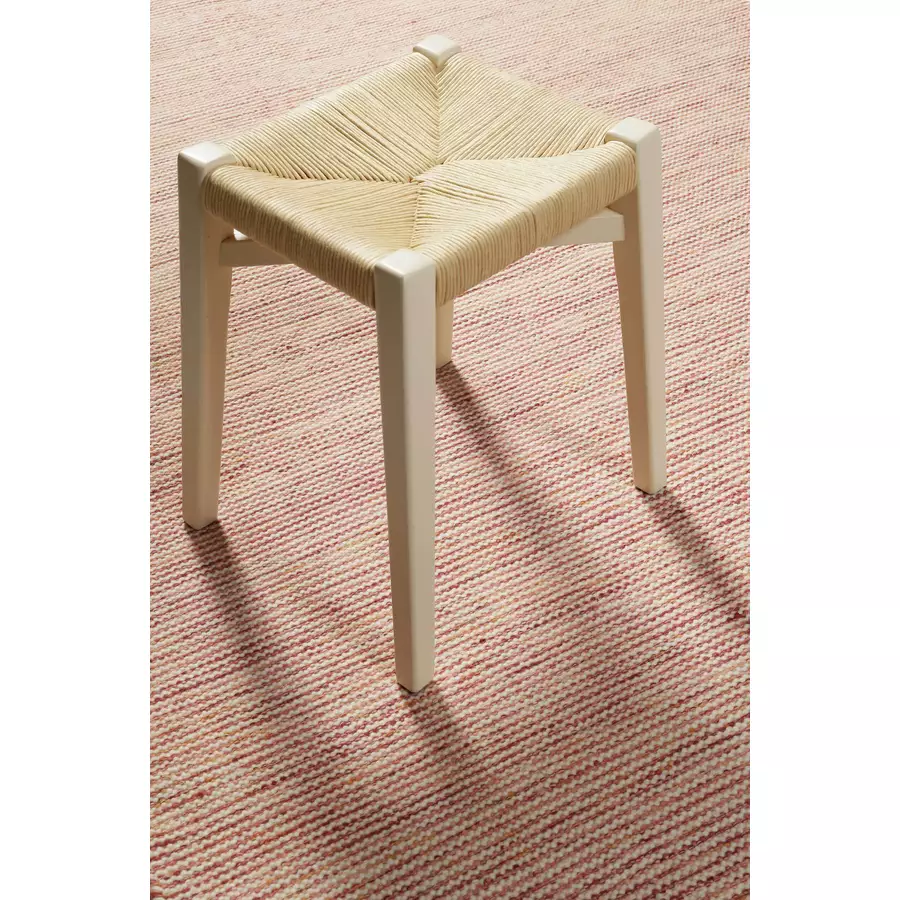 Green Looop Handweb-Teppich Amélie rot