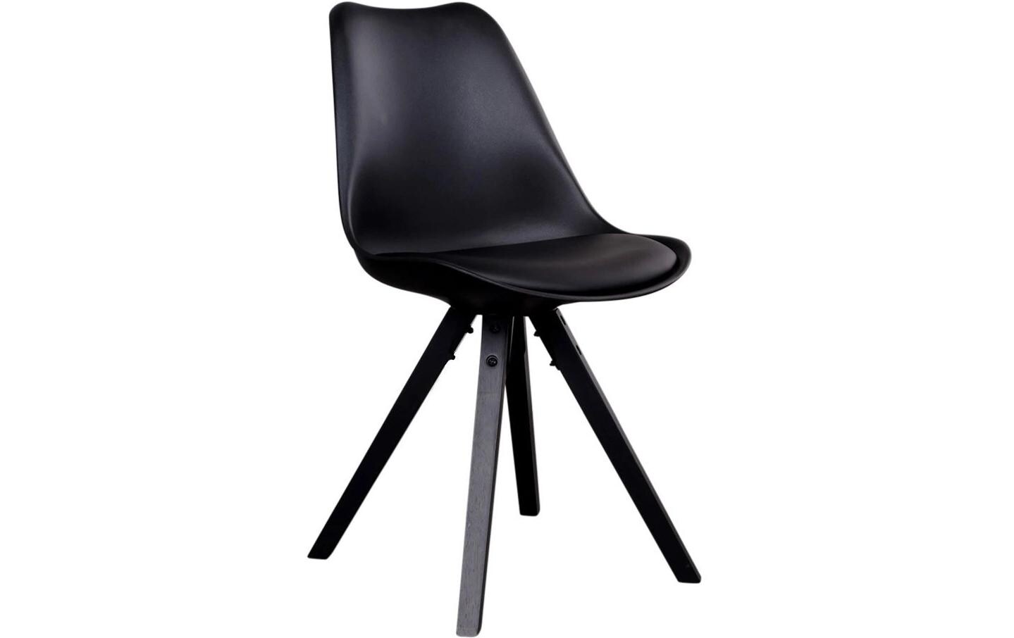 Stuhl Bergen 2 Stück, 86 x 55 cm, Schwarz<br>Esszimmerstühle