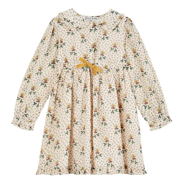 Emile et Ida Robe Fleurie | Ecru