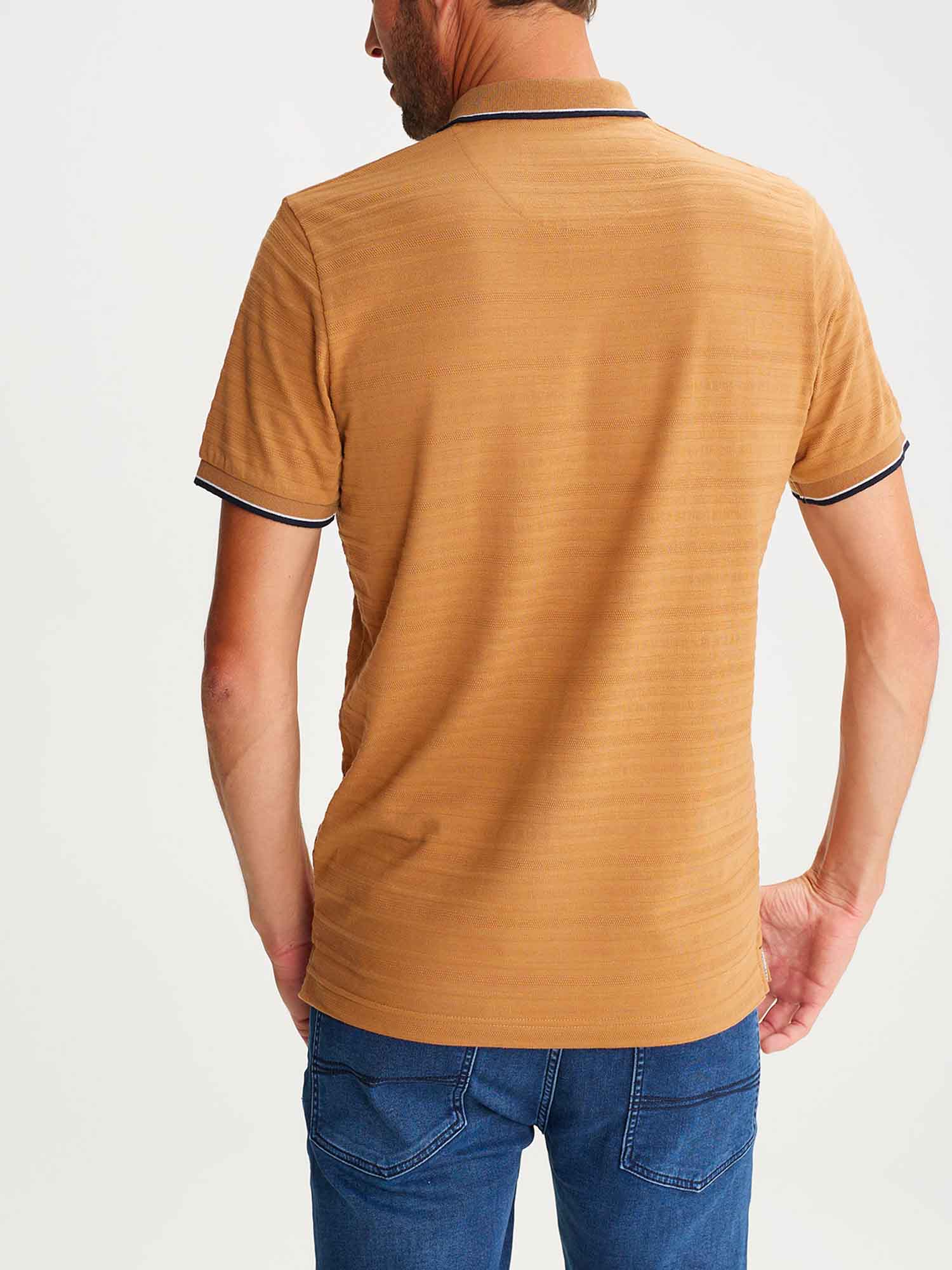 Polo Homme Manches Courtes Marron