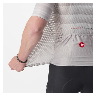 Maillot Manches Courtes Castelli Climber's 3.0 SL2 Gris