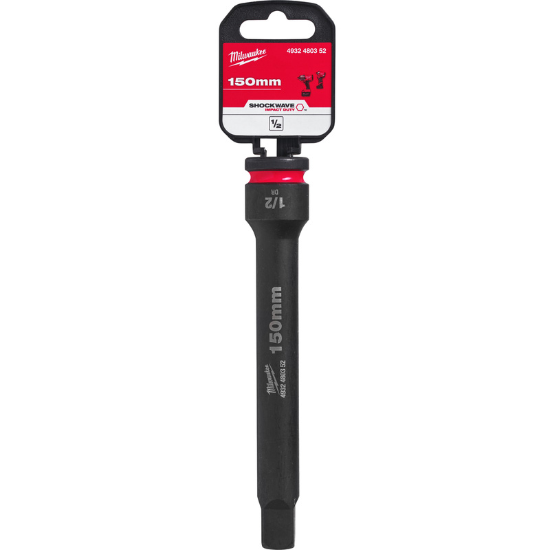 Milwaukee doppen verlengstuk Shockwave 1/2 150mm