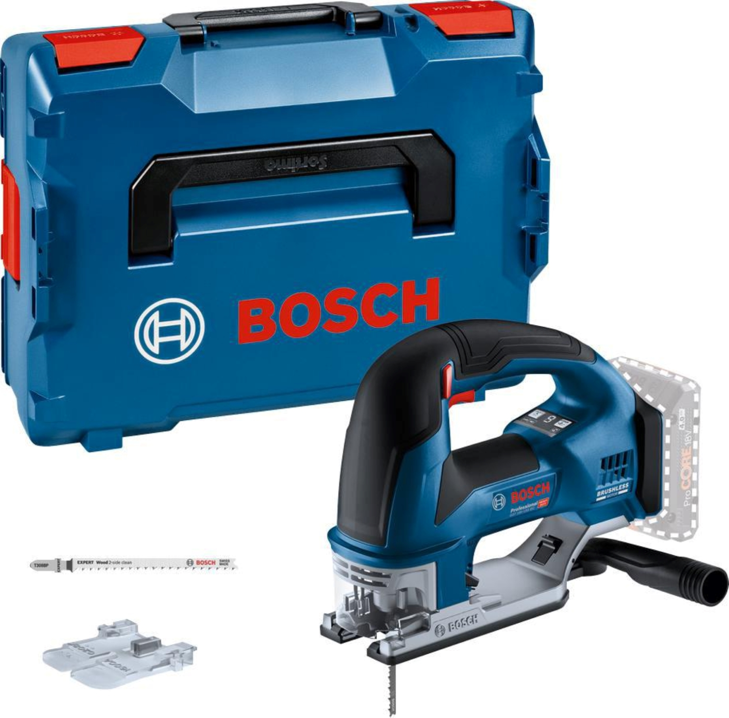 Bosch GST 18V-155 BC 18V Li-ion Accu decoupeerzaag body in L-Boxx - 3800 tpm