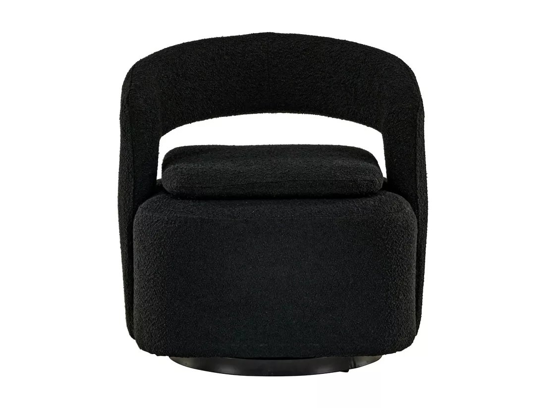 Fauteuil LAUREL AC 1NOS 69x72x75 Noir