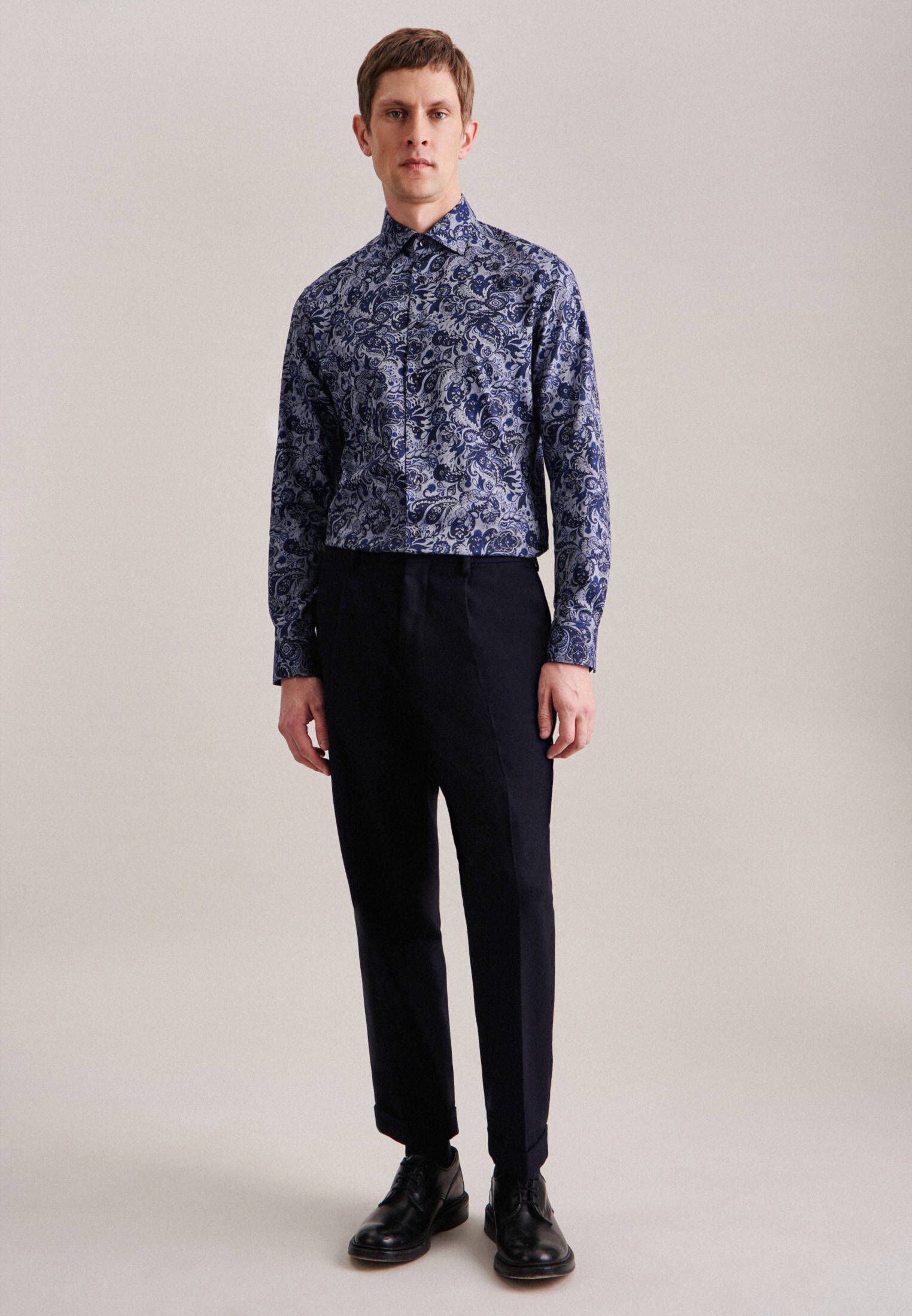 Seidensticker| Herren Flanellhemd Slim