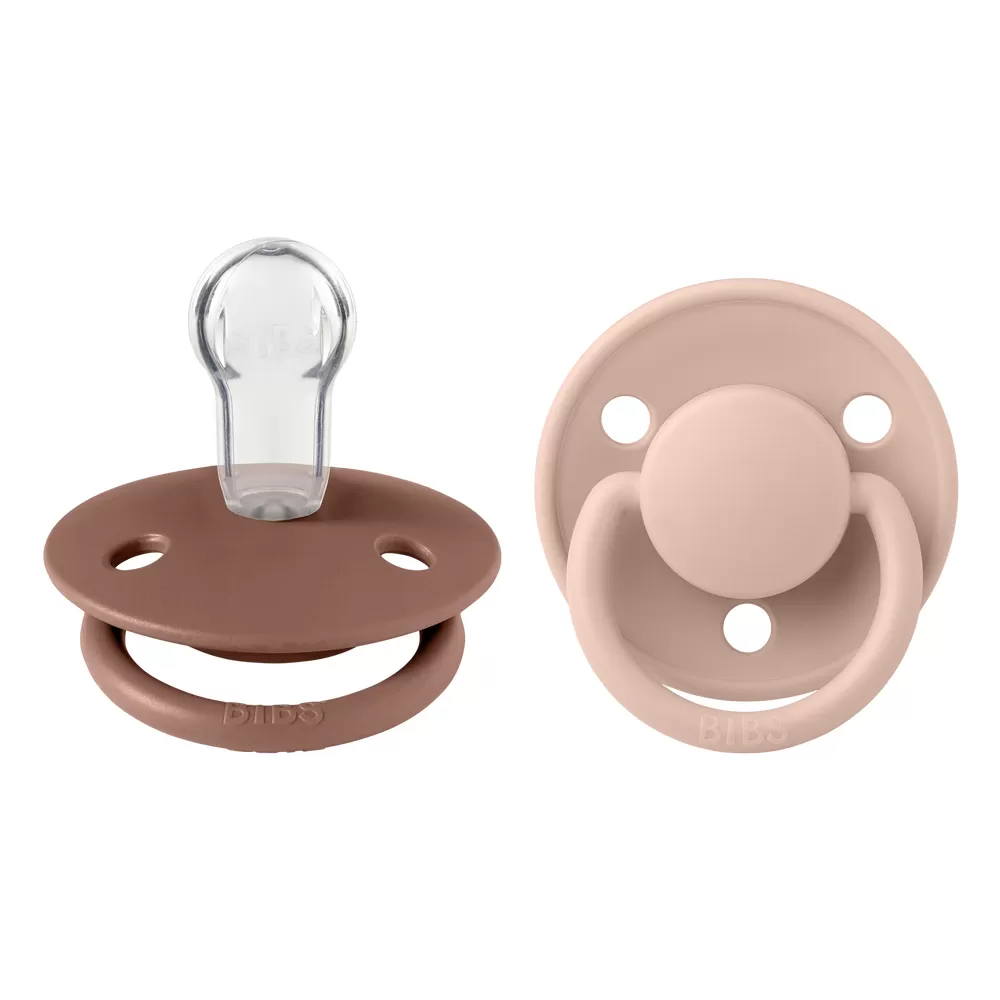 BIBS De Lux Silicone Onesize 2 pak - Flere farver